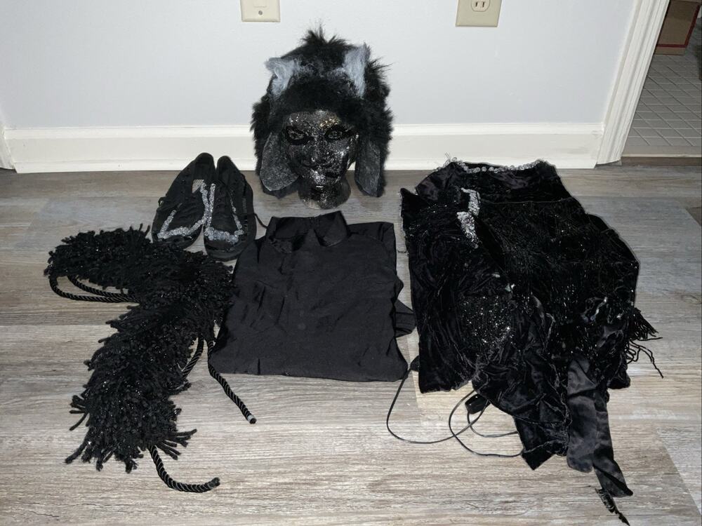 CATS BROADWAY MUSICAL COSPLAY MR. MISTOFFELEES LIGHT UP COSTUME WOMENS L